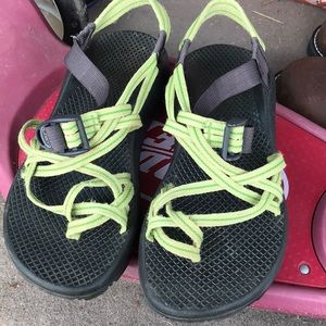 Chaco sandals green